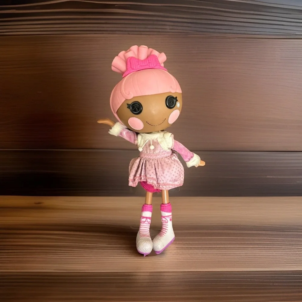 Lalaloopsy Swirly Figure Eight Ice Skater Doll Full Size 13'' Pink Hair No Pet - Picture 6 of 6